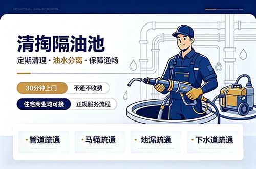 鄂州清掏隔油池